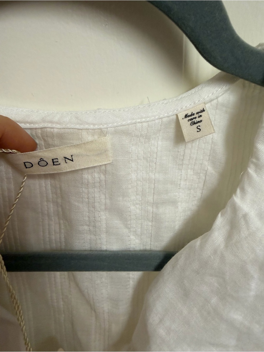 Doen Henrietta ruffled sleeveless midi dress Size Small - Picture 7 of 9